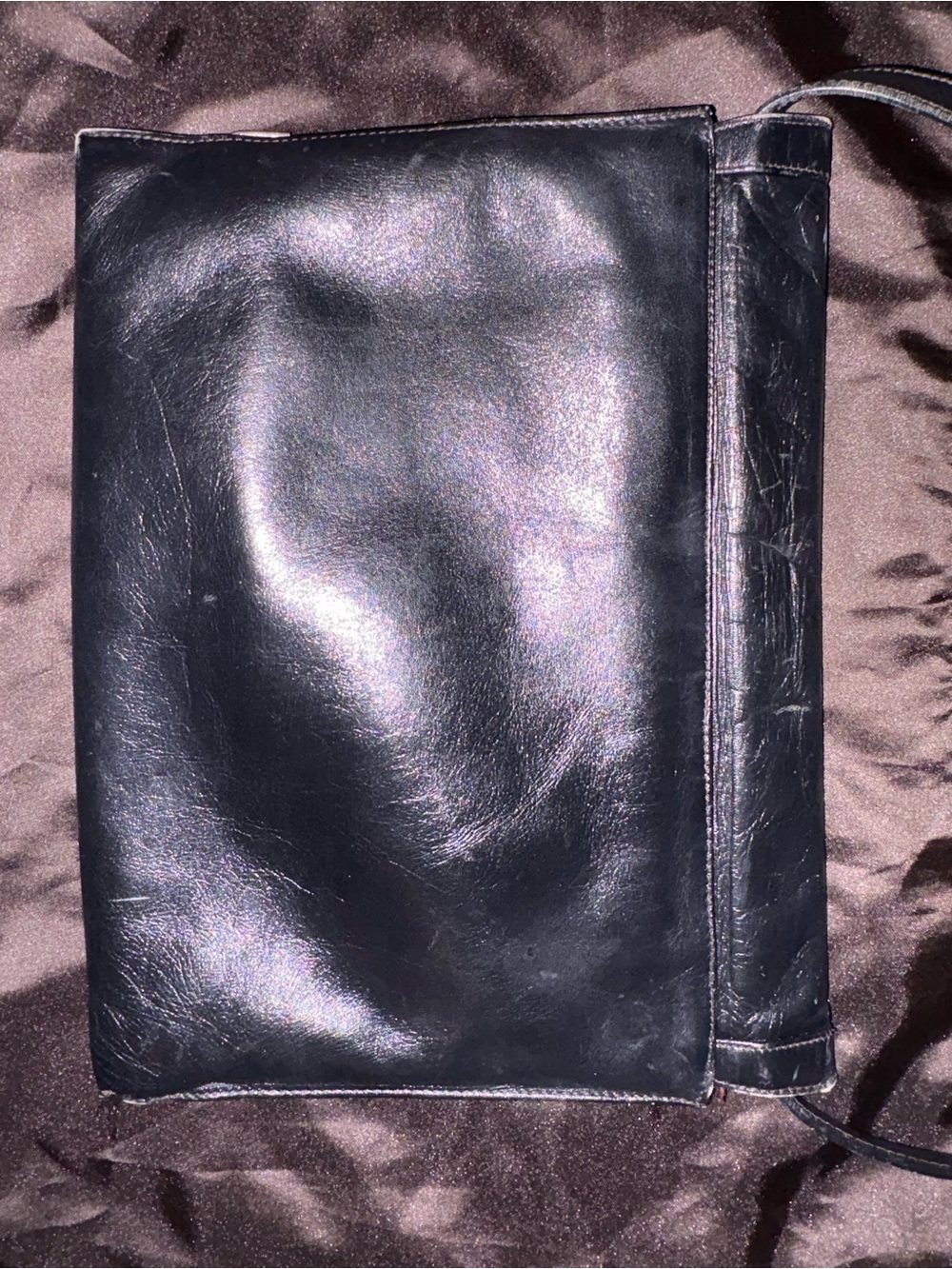 Koret Red Leather Interior Shoulder Bag - Picture 4 of 7